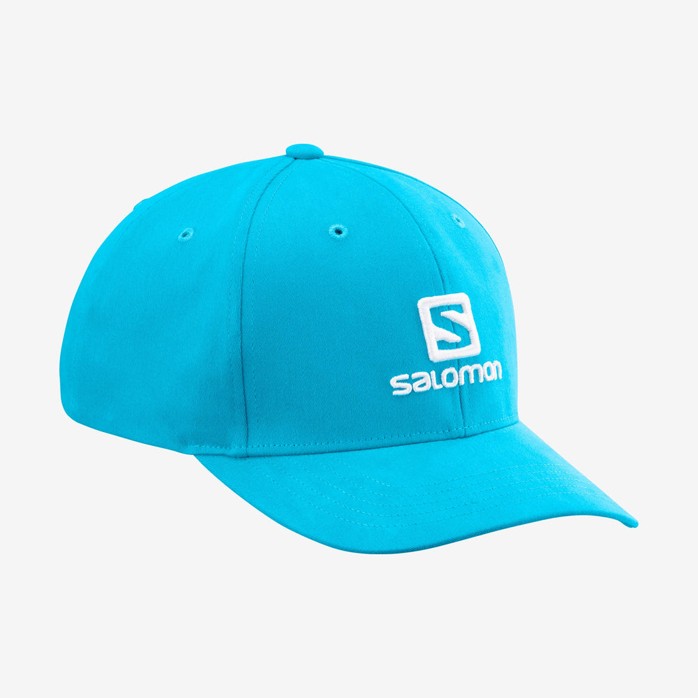 Black Blue Salomon Logo Unisex HATS & CAPS | PCIV56308