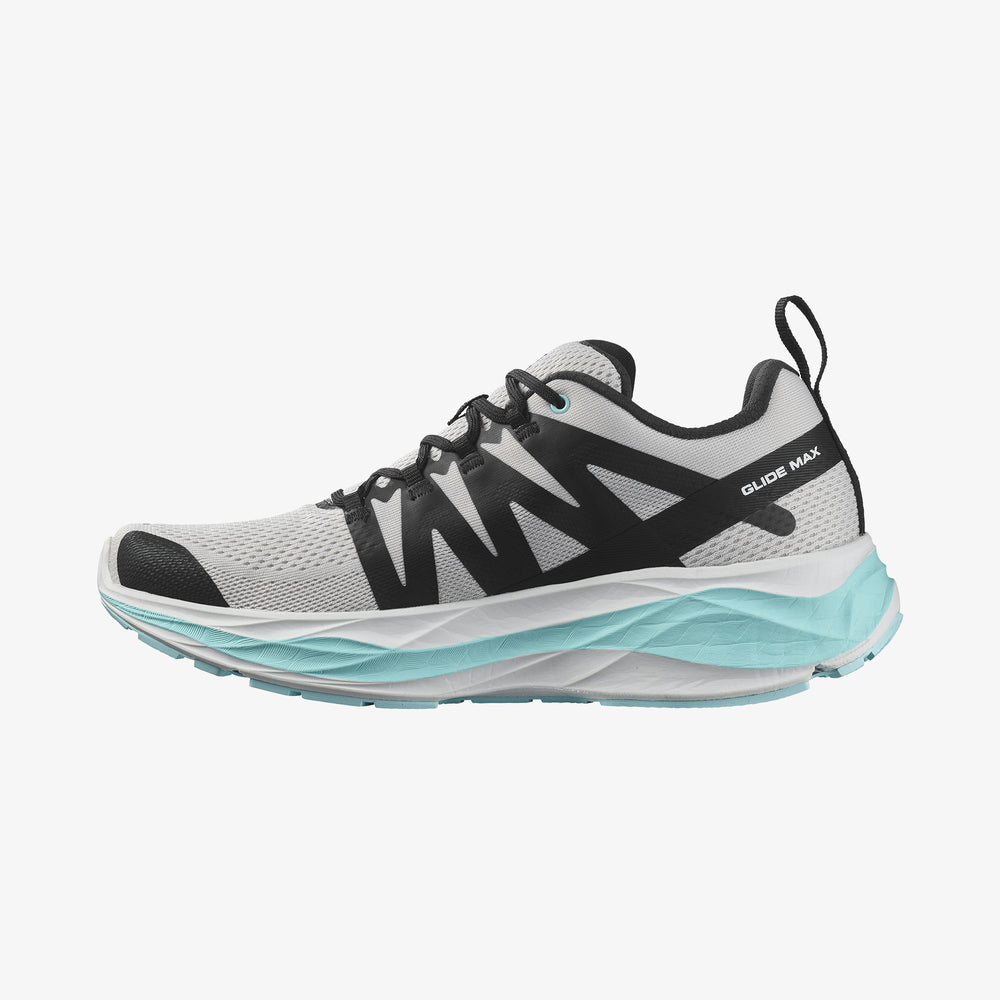 Black Brown / Turquoise Salomon Glide Max Men's Road Running Shoes | BSPU63285