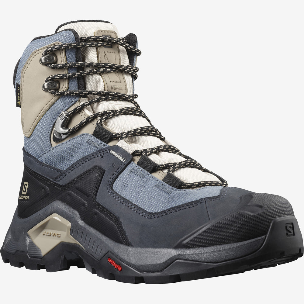 Black Grey Salomon Quest Element Gtx Women's Hiking Shoes | EPKU54179