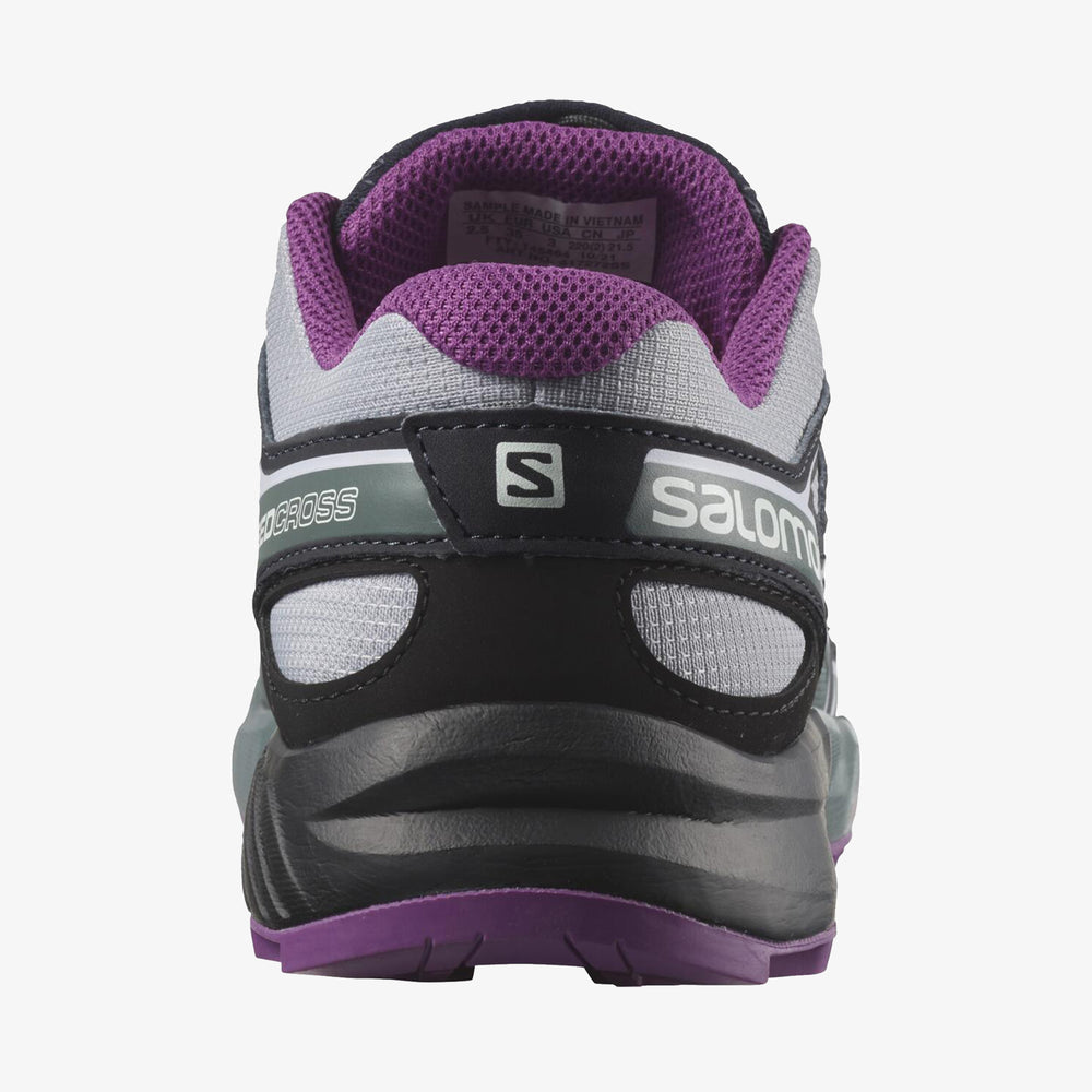 Black / Purple Salomon Speedcross Kids' Sneakers | AQNG64032