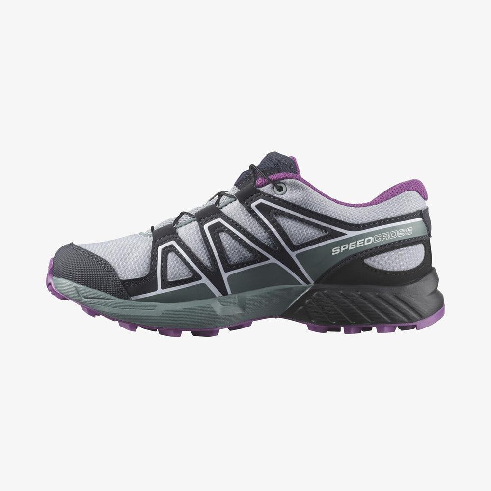 Black / Purple Salomon Speedcross Kids' Sneakers | AQNG64032