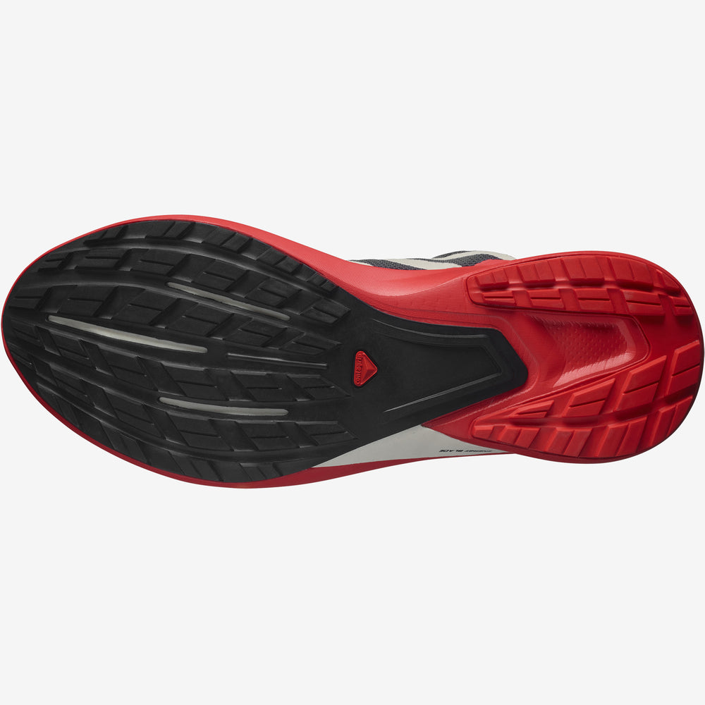 Black Red Salomon Hypulse Men's Trail Running Shoes | KMPH38052