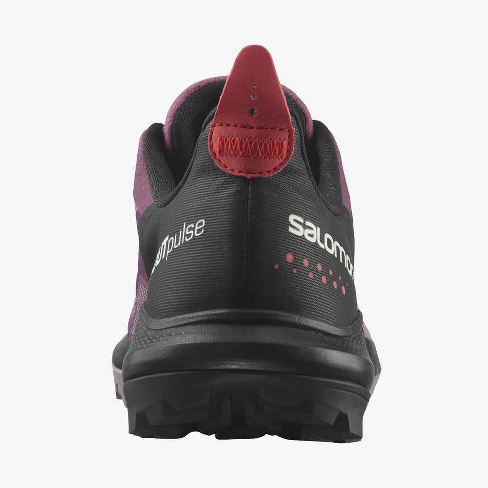 Black / Red Salomon Outpulse Gtx Women's Hiking Shoes | HTQG67312