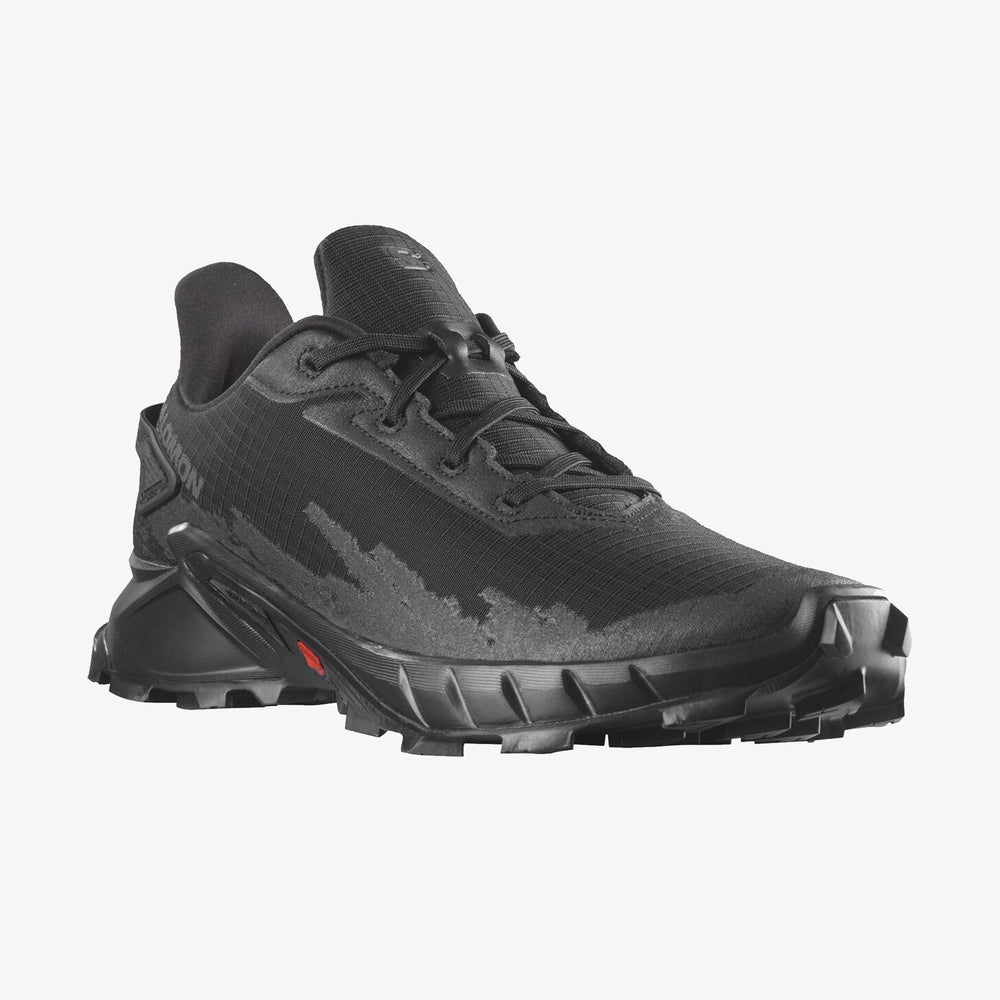 Black Salomon Alphacross Men's Trail Running Shoes | DZJS16705