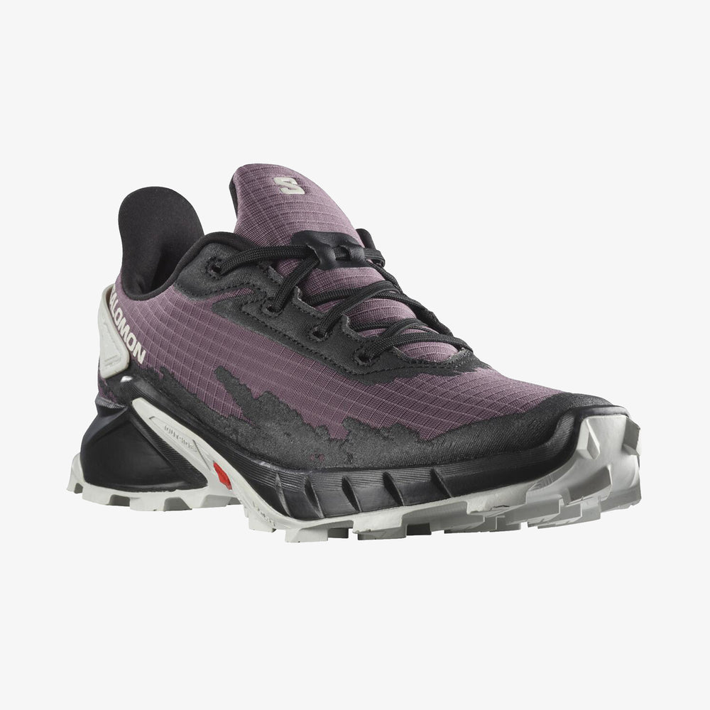 Black Salomon Alphacross Women's Trail Running Shoes | FJYC61350