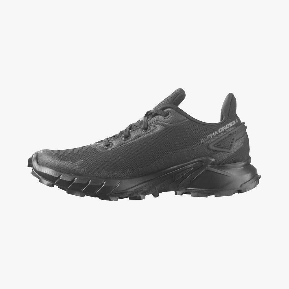 Black Salomon Alphacross Women's Trail Running Shoes | PXJM98136