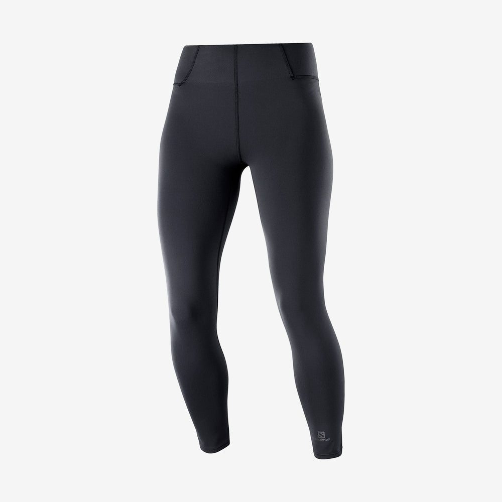 Black Salomon Cross Multi 25'' Women's Tights | HLVN32714