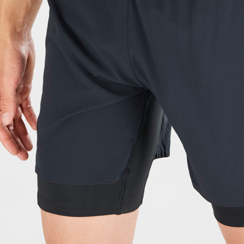 Black Salomon Cross Twinskin Men's Shorts | OMTF20168