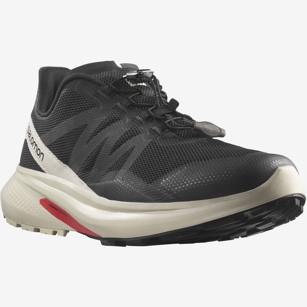 Black Salomon Hypulse Men's Trail Running Shoes | NAXW37294