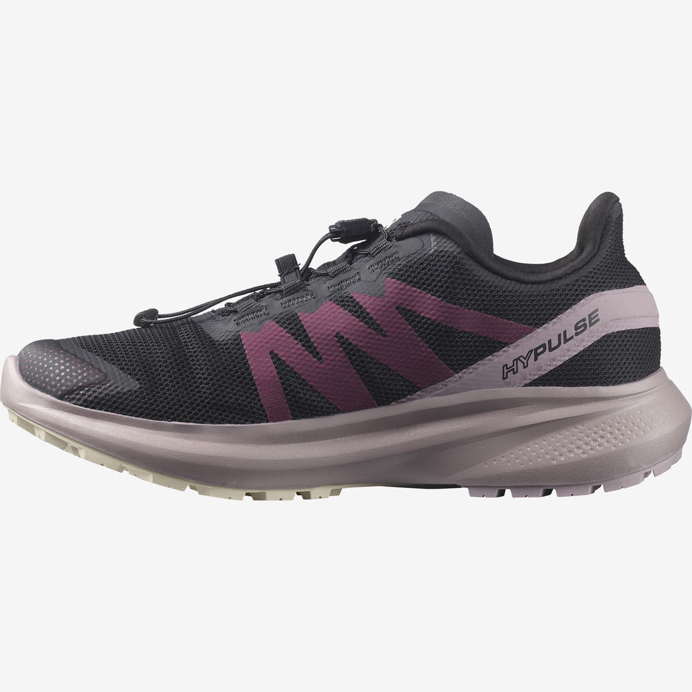 Black Salomon Hypulse Women's Trail Running Shoes | BPSR59048