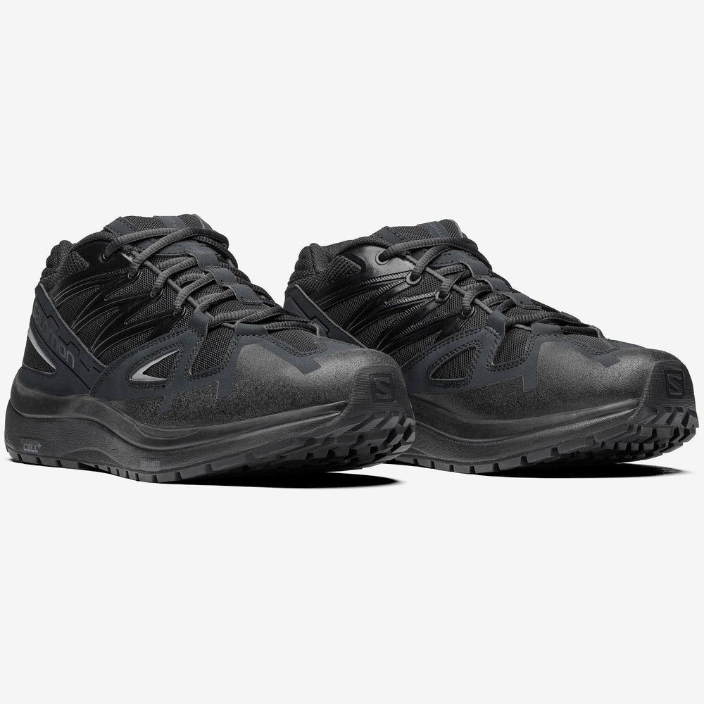 Black Salomon Odyssey Men's Sneakers | BODI98751