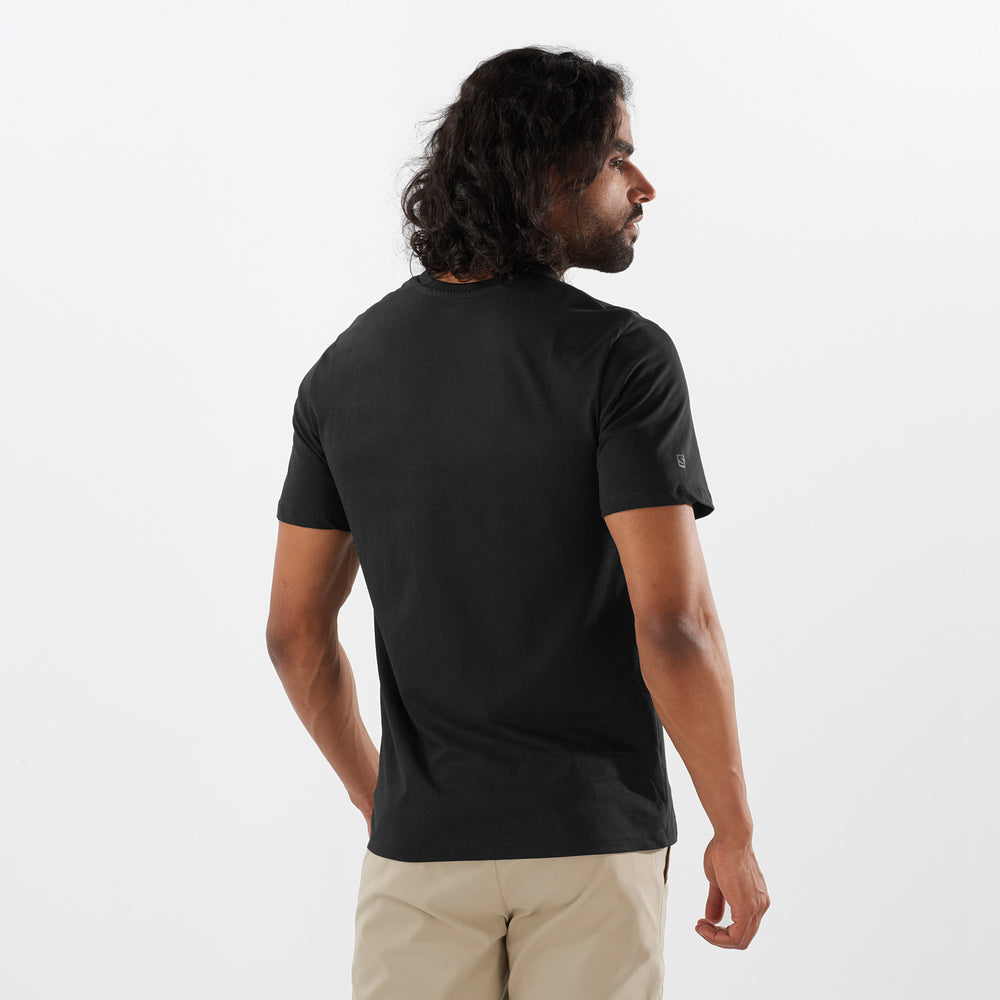 Black Salomon Outlife Men's Tops | MLFH52674