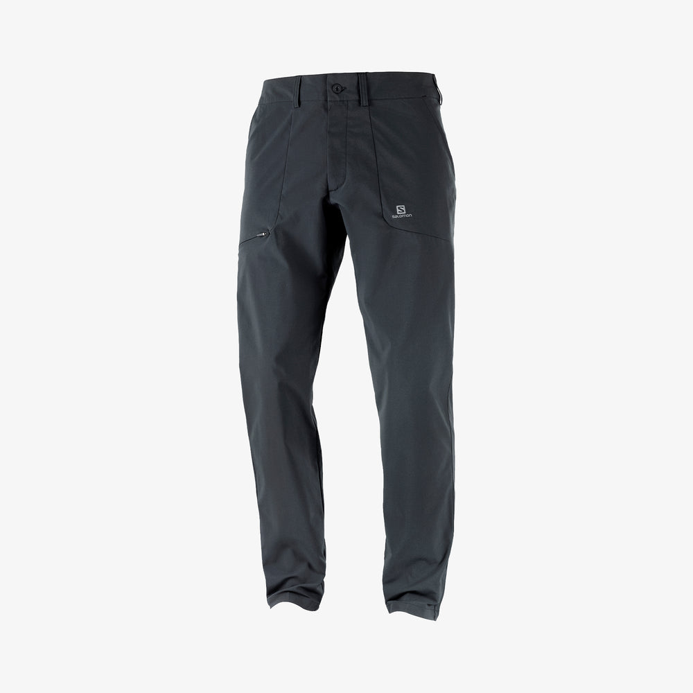 Black Salomon Outrack Men's Pants | RXFO51706