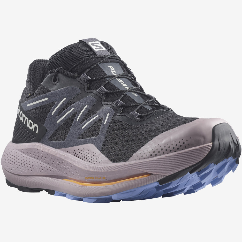 Black Salomon Pulsar Trail Women's Trail Running Shoes | NESX40572