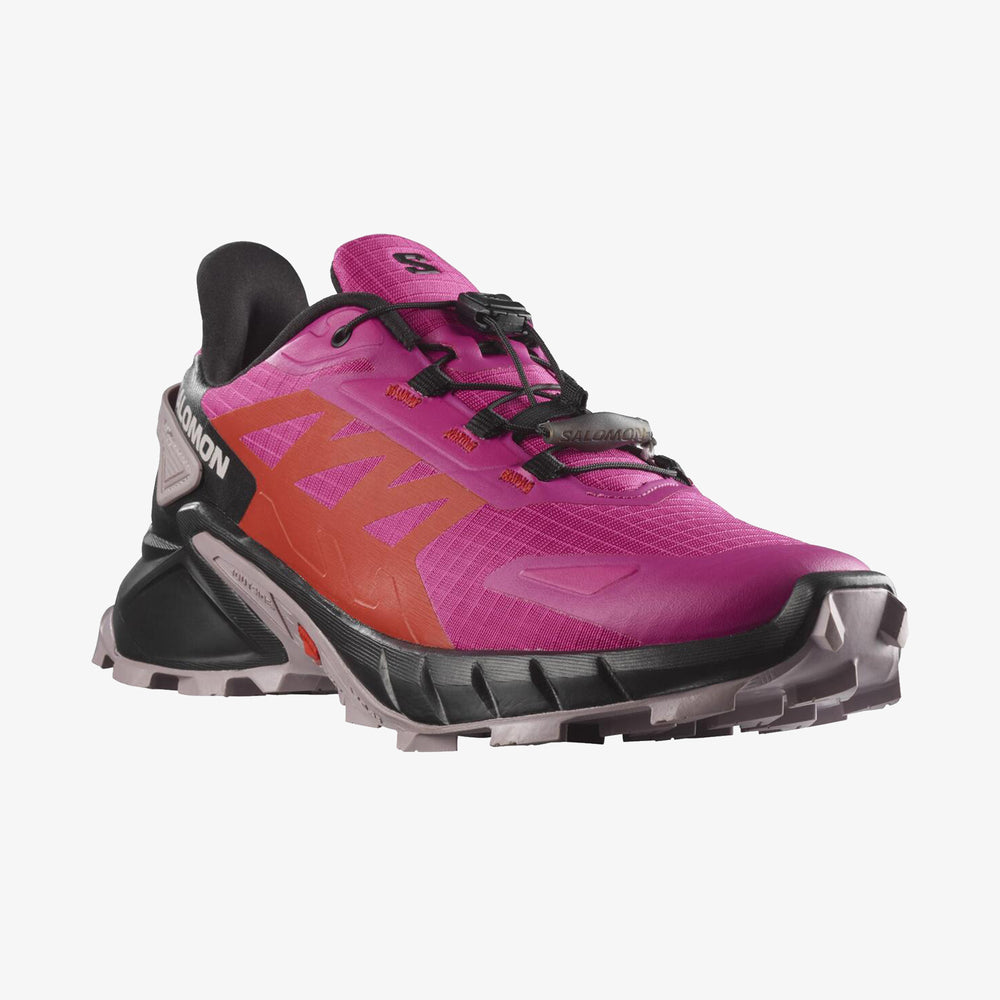 Black Salomon Supercross 4 Women's Trail Running Shoes | TFUY90785