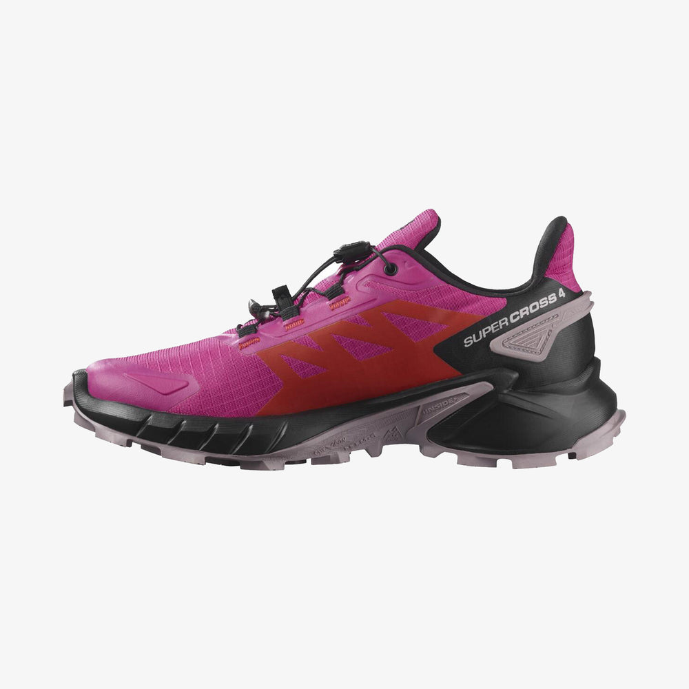 Black Salomon Supercross 4 Women's Trail Running Shoes | TFUY90785