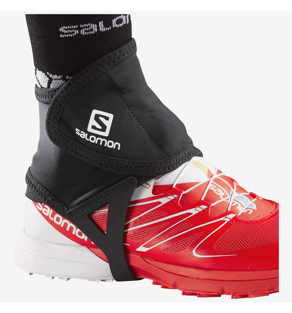 Black Salomon Trail Gaiters Low Men's Accessories | XPSY19074