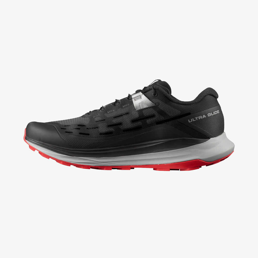 Black Salomon Ultra Glide Men's Trail Running Shoes | AZLF81450