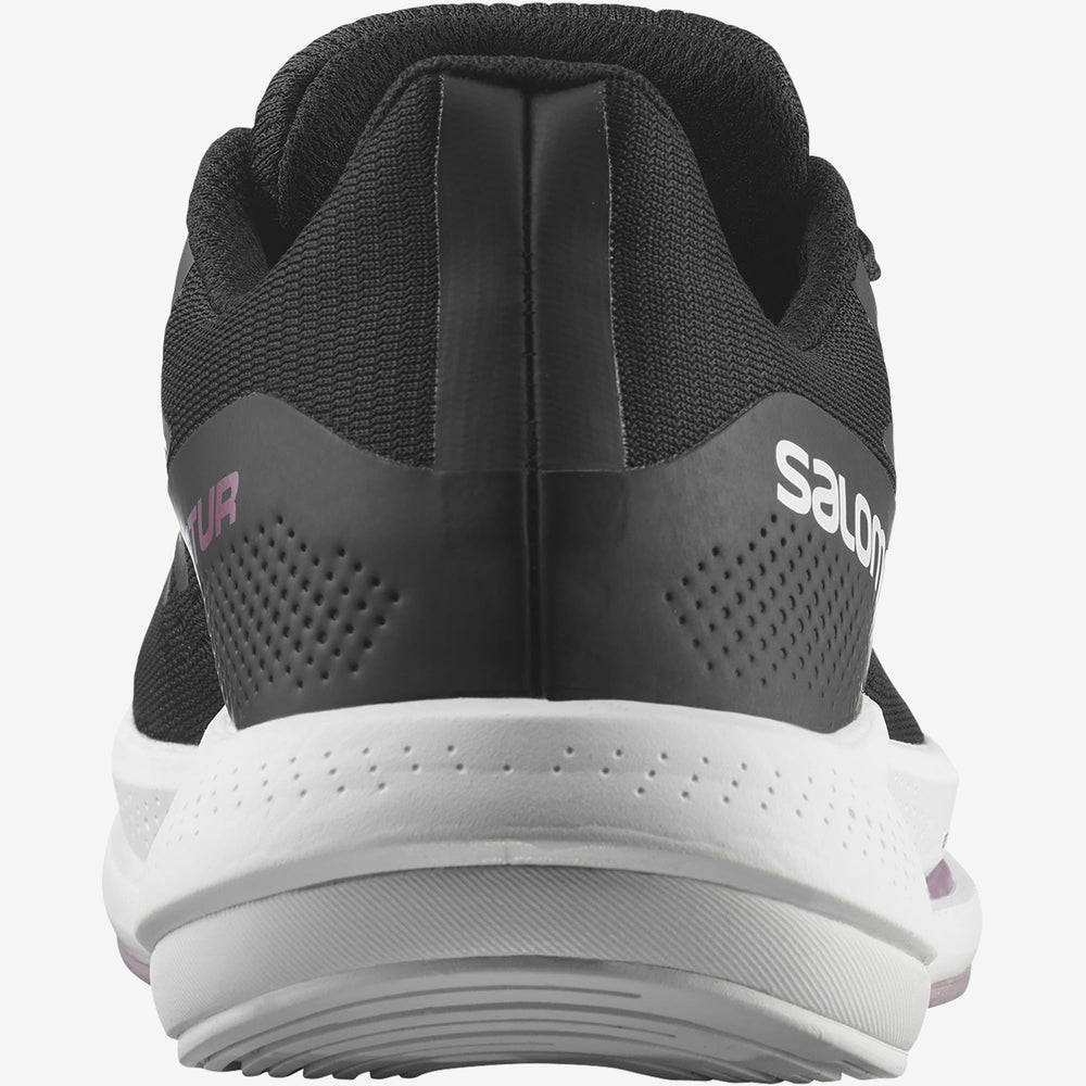 Black White Salomon Spectur Women's Road Running Shoes | MXFL02379