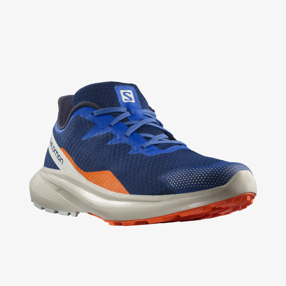 Blue / Orange Salomon Impulse Men's Trail Running Shoes | PAIJ30765