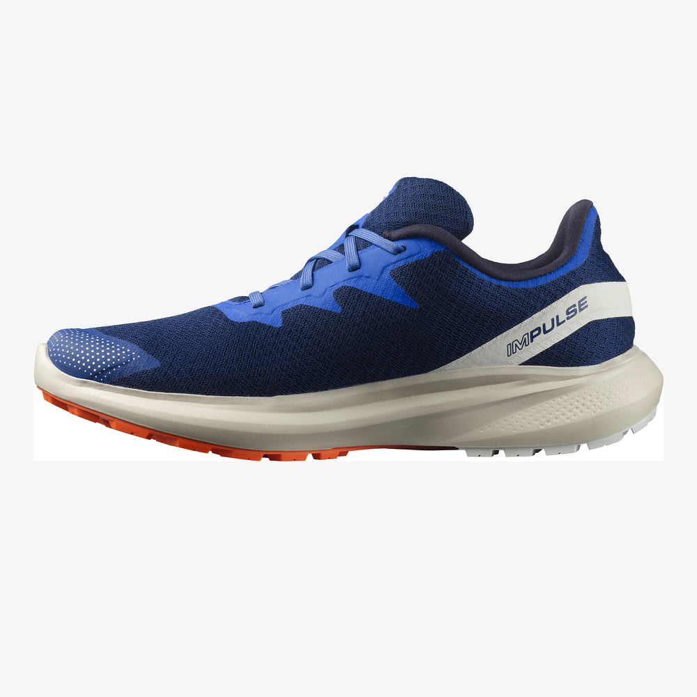 Blue / Orange Salomon Impulse Men's Trail Running Shoes | PAIJ30765