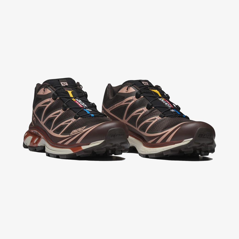 Chocolate Salomon Xt-6 Men's Sneakers | URXK76301