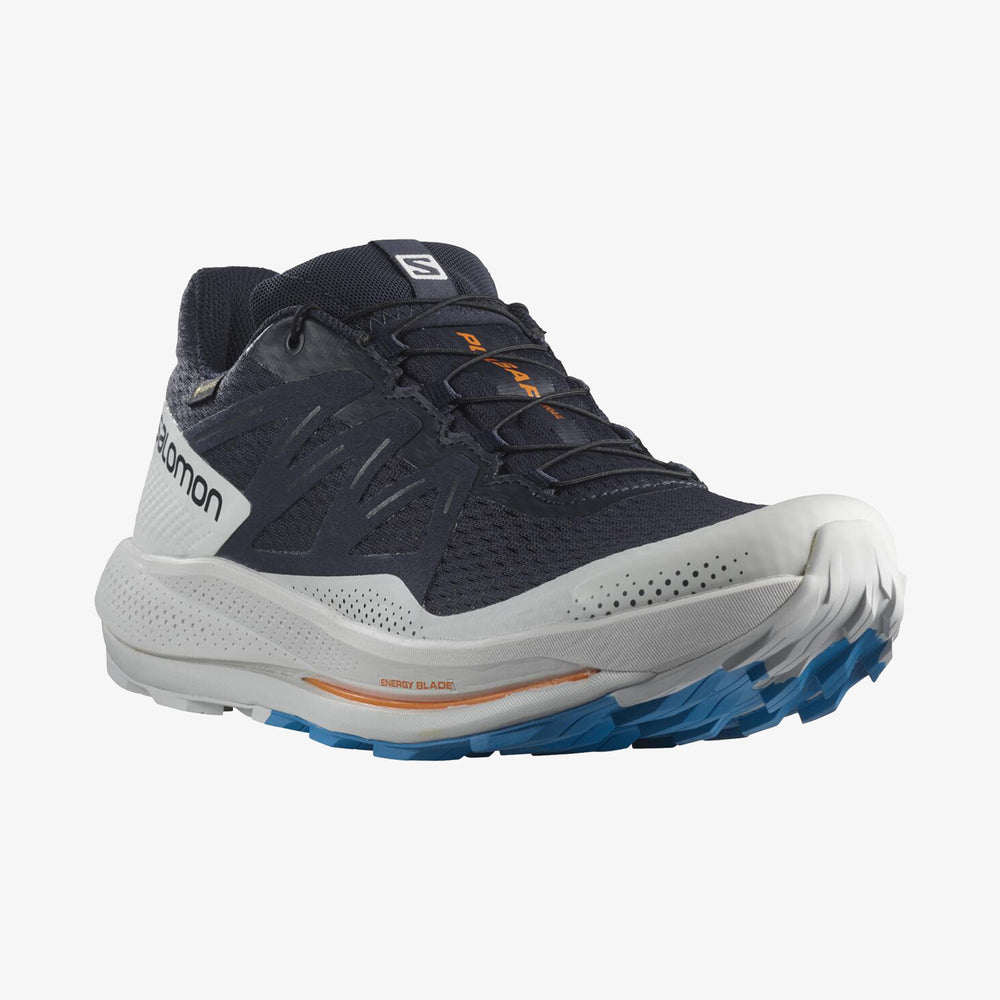 Indigo Salomon Pulsar Trail Men's Trail Running Shoes | PABL81592