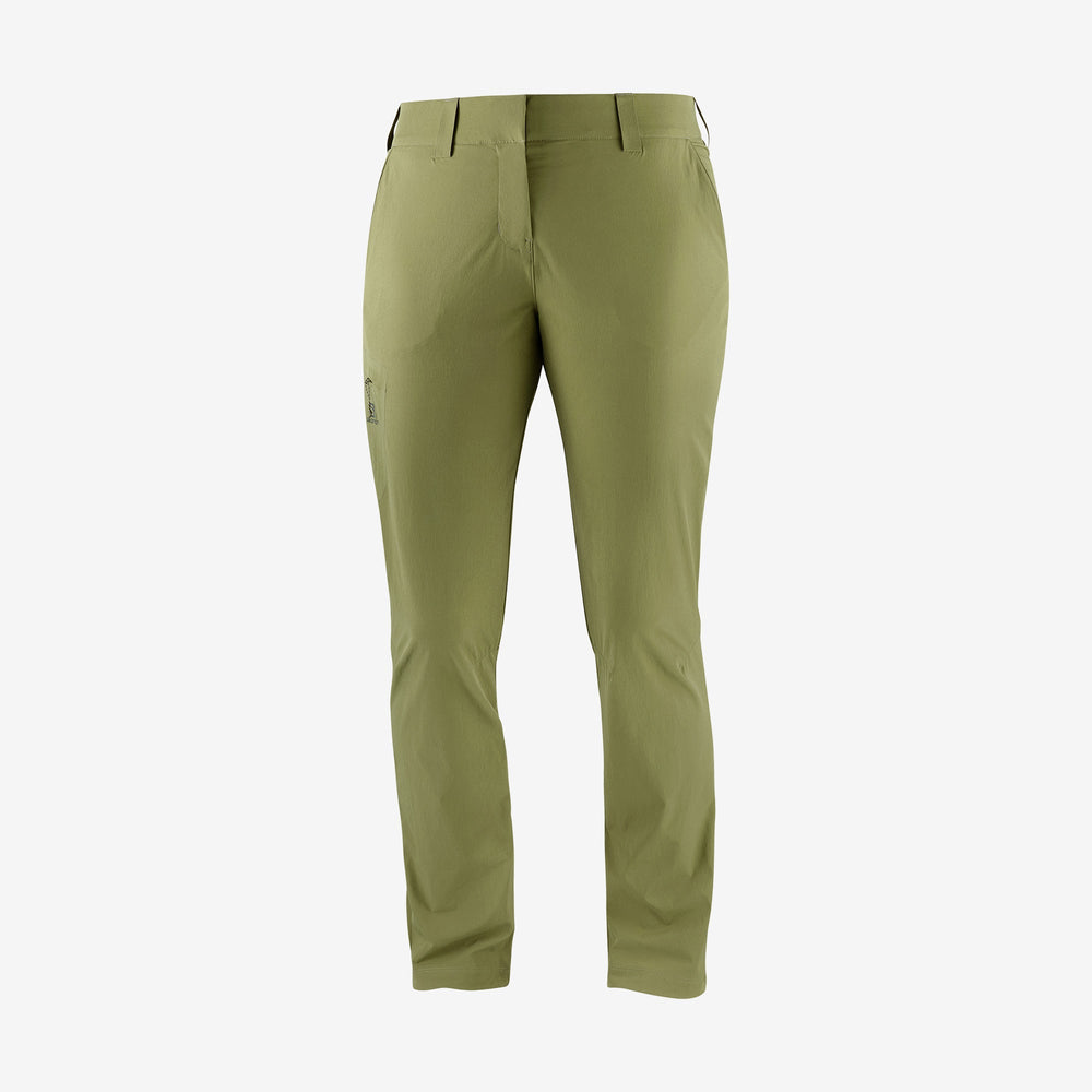 Olive Salomon Wayfarer Women's Pants | PRVL46390