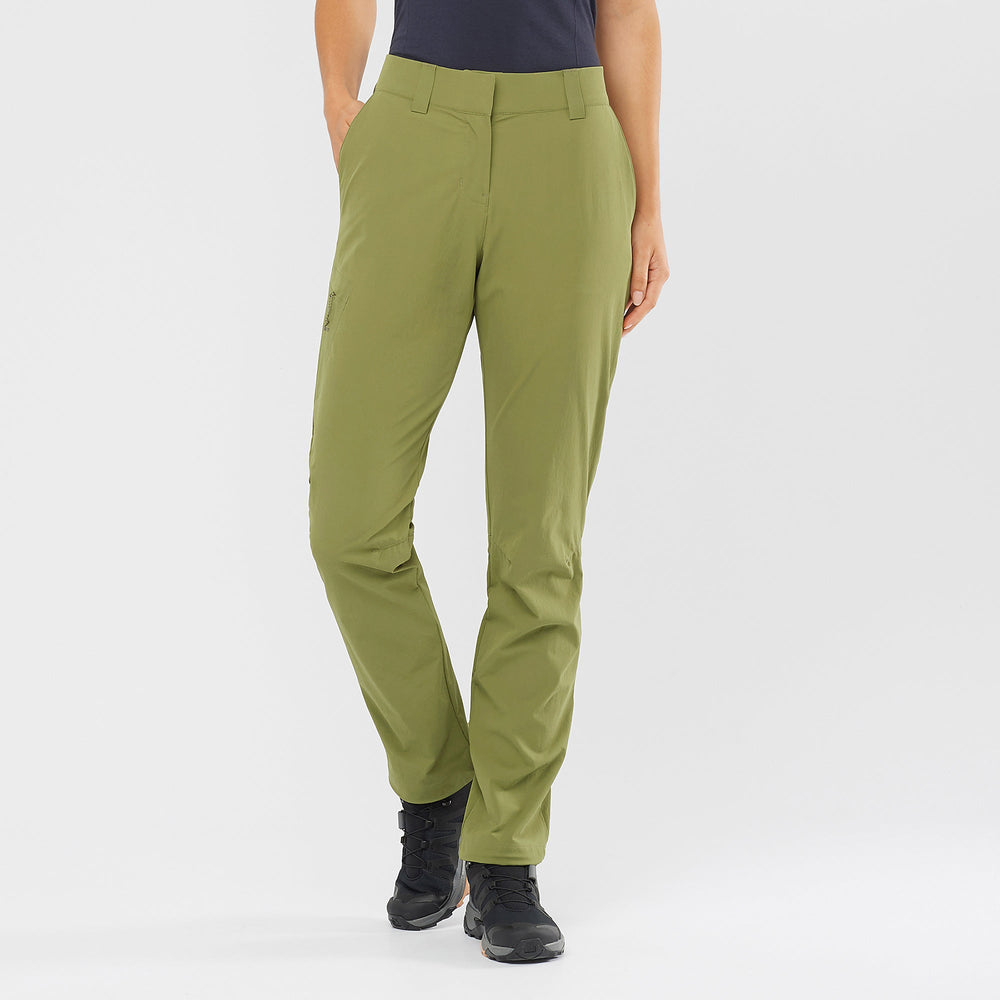 Olive Salomon Wayfarer Women\'s Pants | PRVL46390