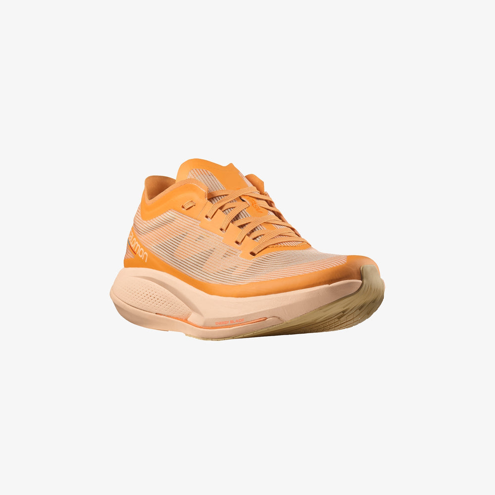 Orange / Cream / Green Salomon Phantasm Women's Road Running Shoes | YLIH51736