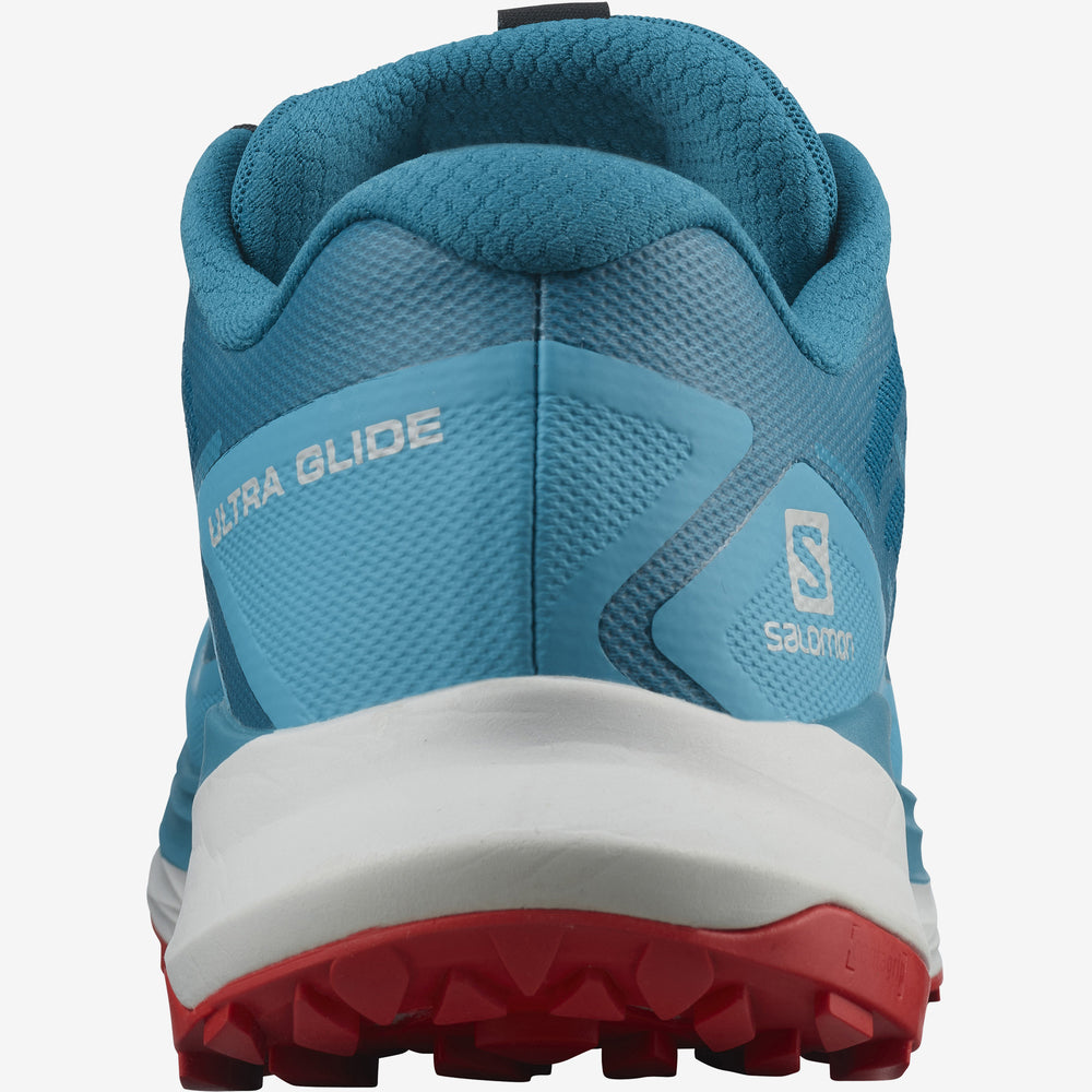 Turquoise Salomon Ultra Glide Men's Trail Running Shoes | ENWV72548