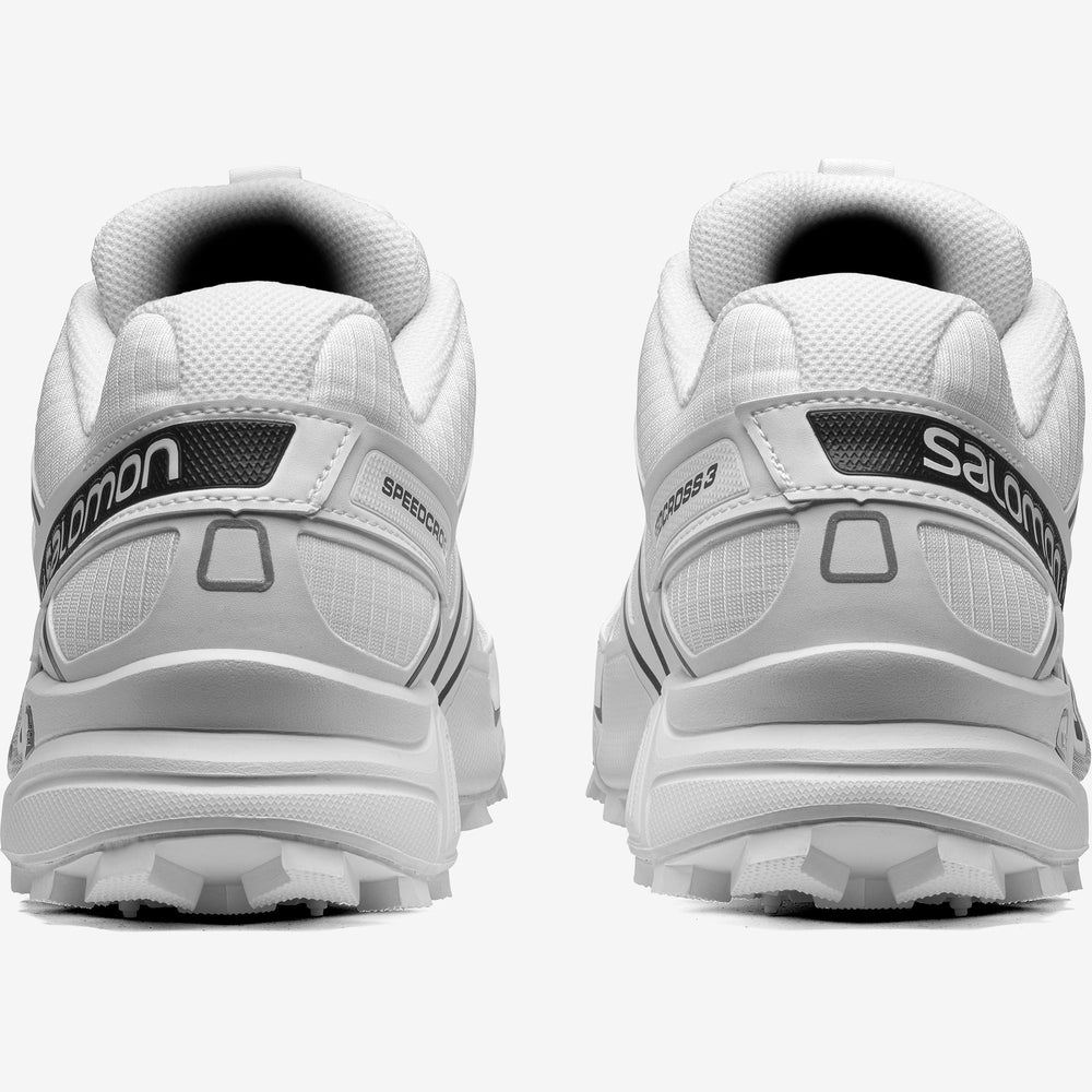 White Salomon Speedcross 3 Men's Sneakers | BODS84071