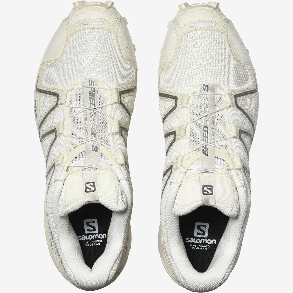 White Salomon Speedcross 3 Mindful Men's Sneakers | REIY10684