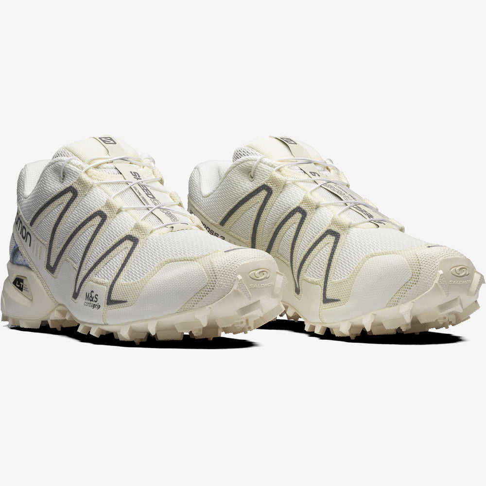 White Salomon Speedcross 3 Mindful Men's Sneakers | REIY10684