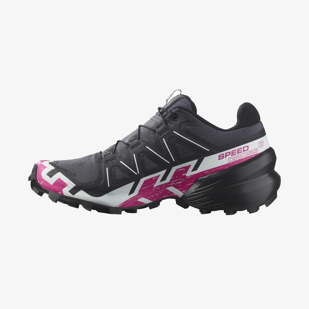 White Salomon Speedcross 6 Women's Trail Running Shoes | ZHYS38941