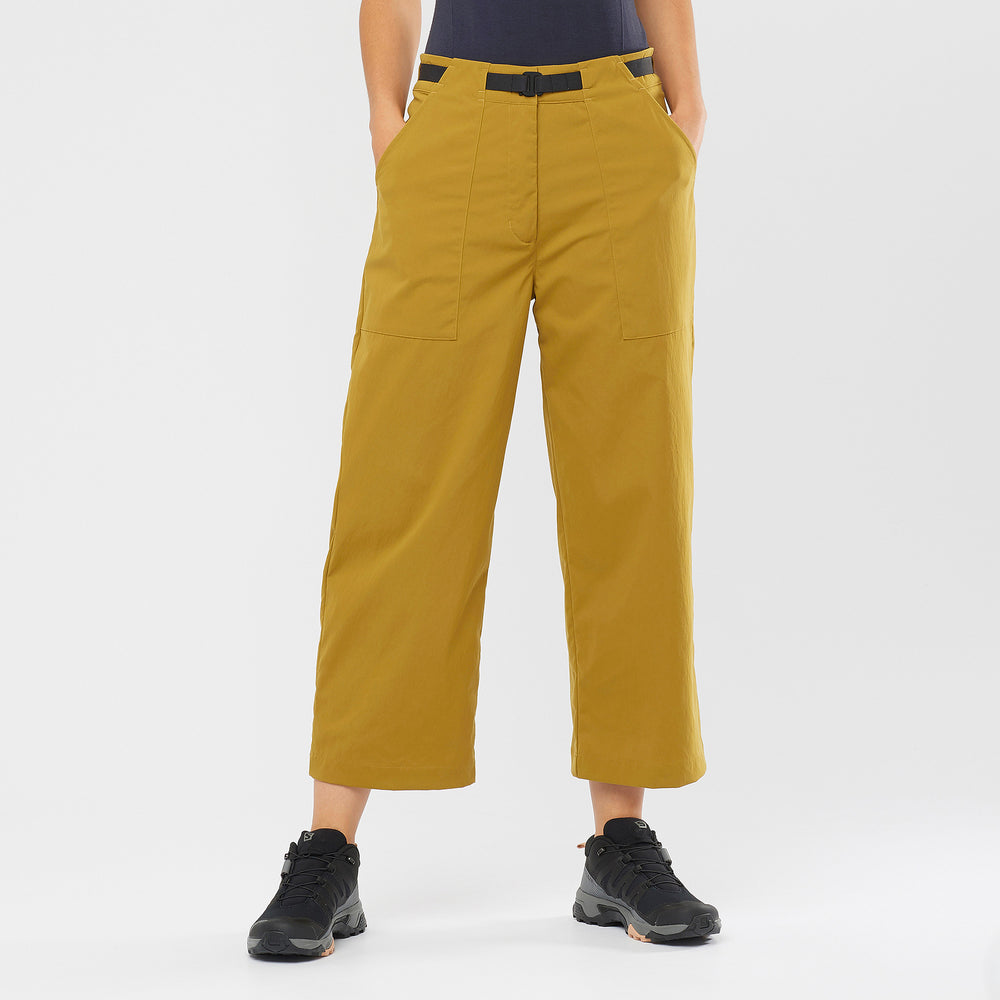 Yellow Salomon Outrack Women's Pants | KLWH90342