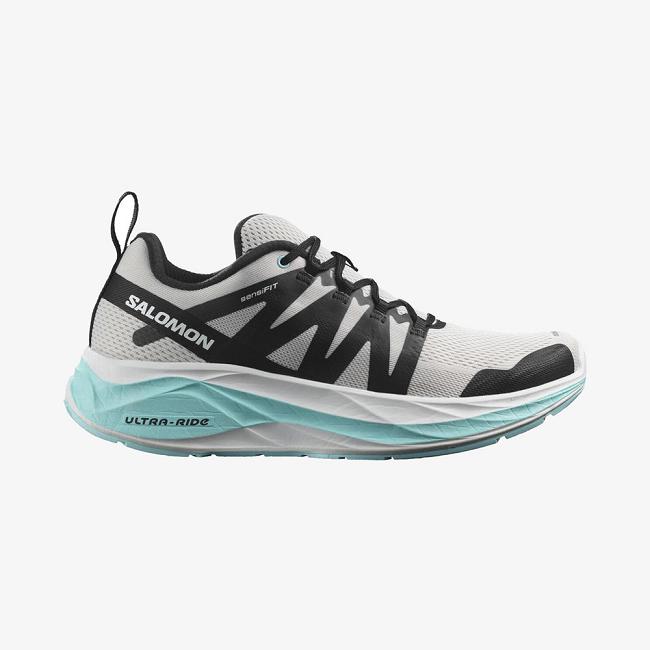 Black Brown / Turquoise Salomon Glide Max Men's Road Running Shoes | BSPU63285