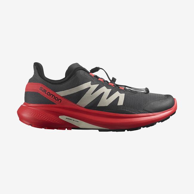 Black Red Salomon Hypulse Men's Trail Running Shoes | KMPH38052