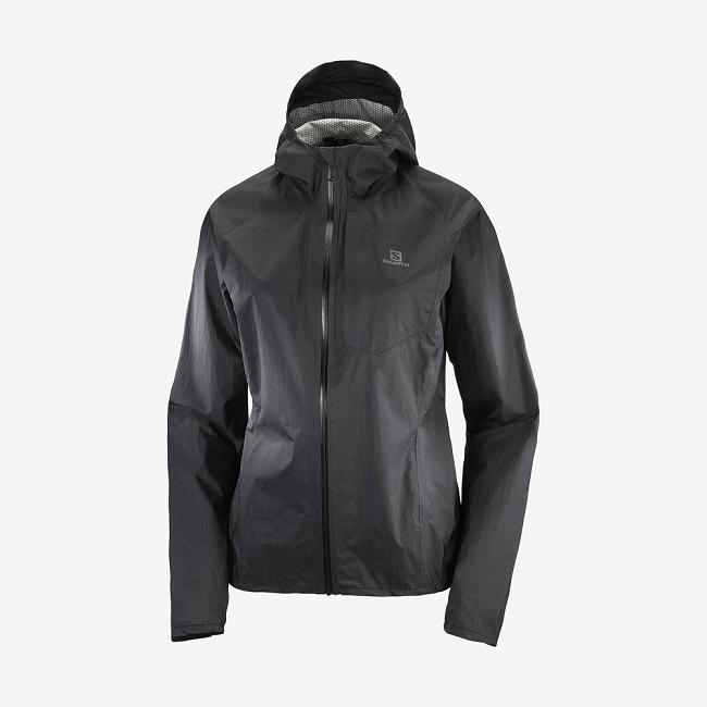 Black Salomon Bonatti Women's Jackets | TVZC26148