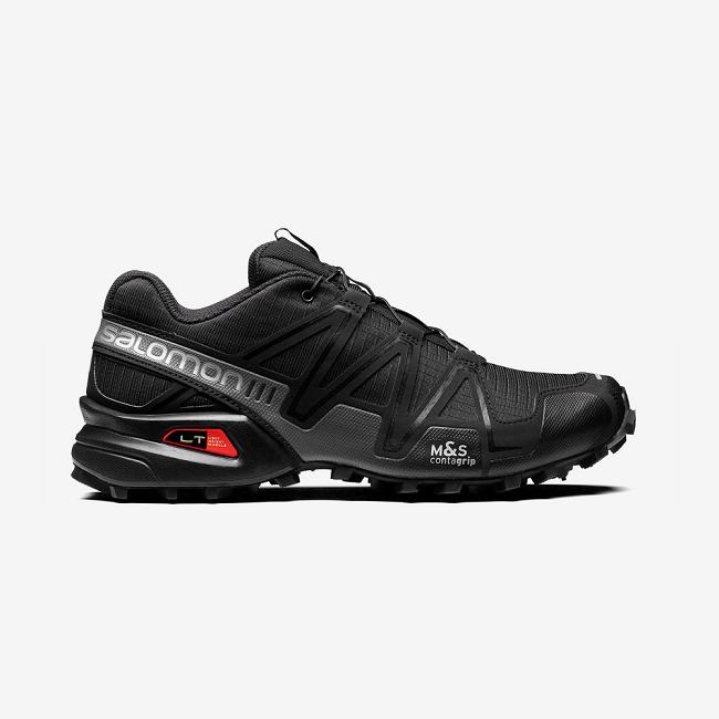 Black Salomon Speedcross 3 Men's Sneakers | QDVM01285