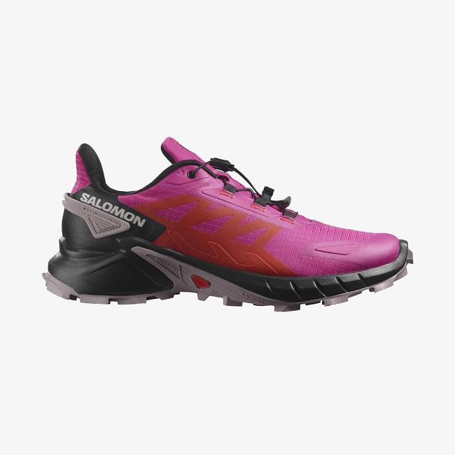 Black Salomon Supercross 4 Women's Trail Running Shoes | TFUY90785