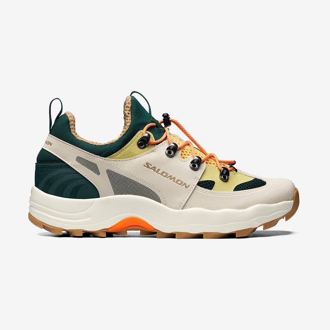 Deep Green / Orange Salomon Raid Wind Men's Sneakers | ZUNK82179