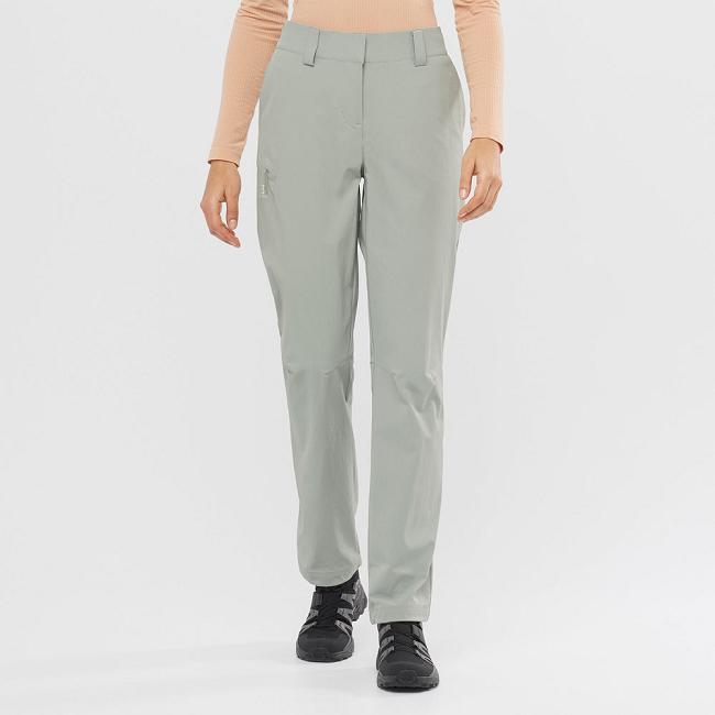 Light Green Salomon Wayfarer Women's Pants | ZITP97126