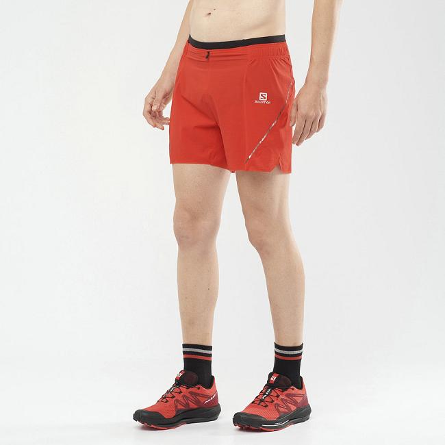 Red Salomon Sense Aero 5'' Men's Shorts | VSGT60451