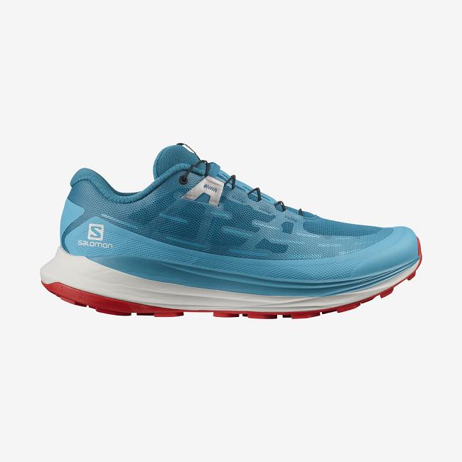 Turquoise Salomon Ultra Glide Men's Trail Running Shoes | ENWV72548