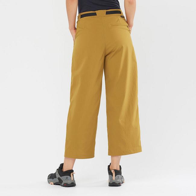 Yellow Salomon Outrack Women's Pants | KLWH90342